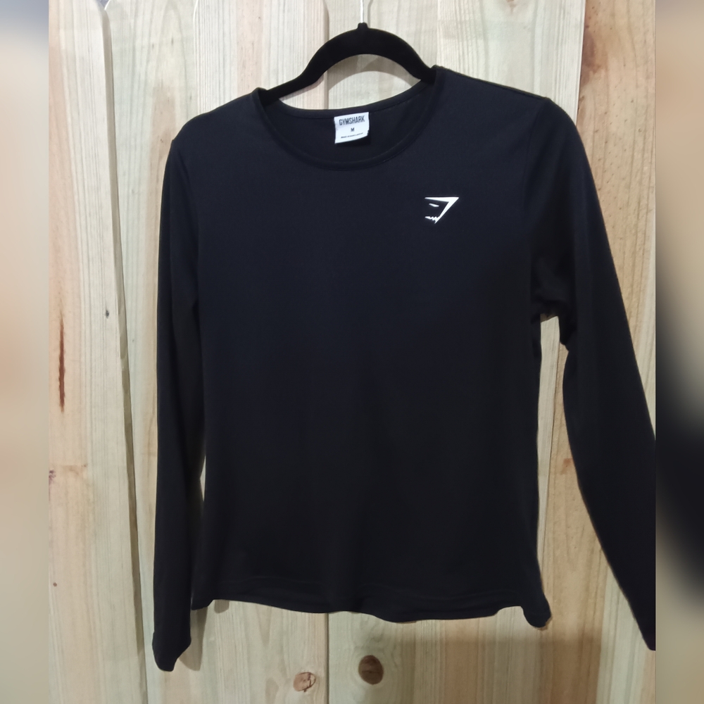 Gymshark Black Long-Sleeve Training Tee